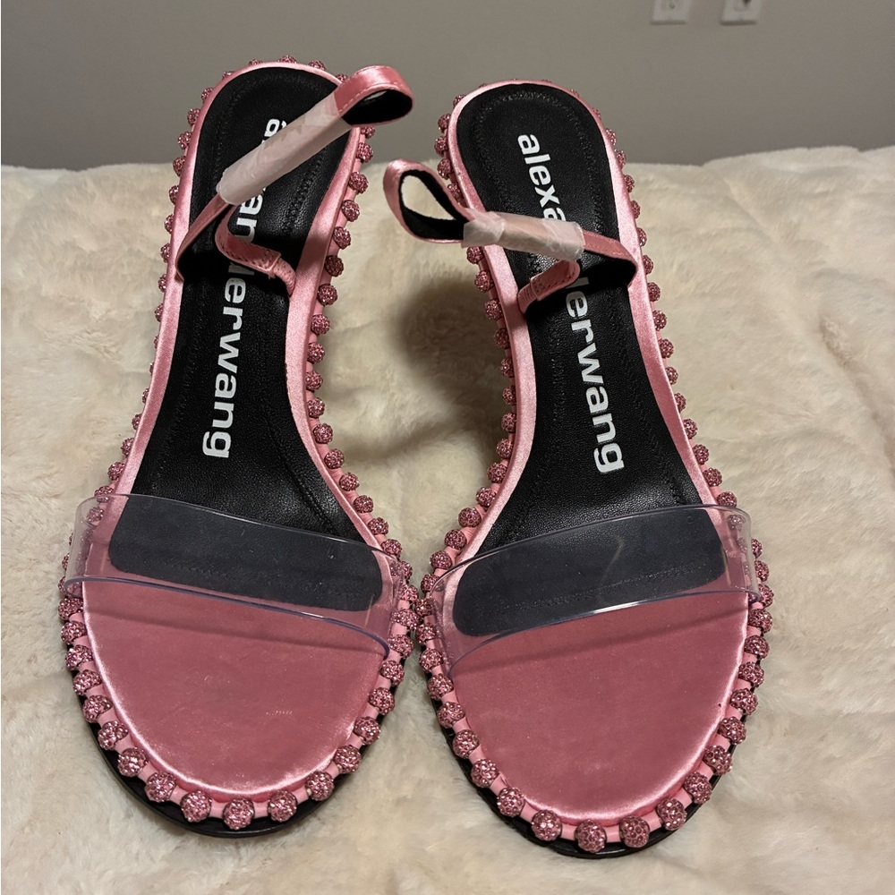 Alexander Wang Pink Embellished Sandals